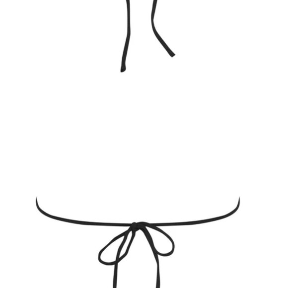 NWT With Jean Juni Bikini Top | Black / White Polka Dot XS - Picture 7 of 7